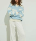 Blue sweatshirt "Khmarky" LU