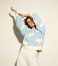 Blue sweatshirt "Khmarky" LU