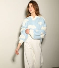 Blue sweatshirt "Khmarky" LU