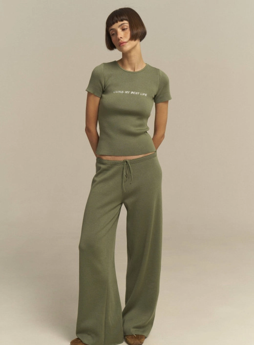 "BRITNEY" pants dark olive