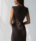 Cappuccino pencil skirt
