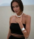 Top Bando with extra strings black