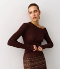 Midi skirt Sila Pokolin chocolate