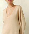 Costume Windy-Fly with jumper and flared trousers cream
