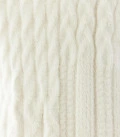 Long cardigan made of fluffy yarn with a textured pattern Ellin milk
