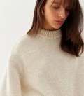 Costume sweater with skirt Nidea light beige