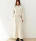 Sweater with cuffs Nidea light beige