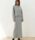 Sweater with cuffs Nidea gray