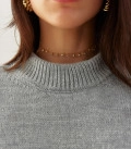 Sweater with cuffs Nidea gray