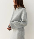 Sweater with cuffs Nidea gray