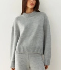 Sweater with cuffs Nidea gray