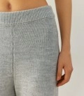 Straight cut trousers with cuffs Nidea gray