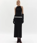 Costume cardigan with T-shirt and skirt Nidea black