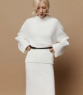 Sweater with cuffs Nidea milk