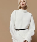 Sweater with cuffs Nidea milk
