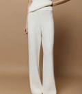 Costume cardigan with T-shirt and trousers Nidea milk