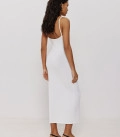 Viscose dress with thin straps Solo milk
