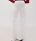 Maxi skirt made of natural viscose Aurora milk