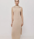 A set of a midi dress with sleeves transformers Duet cream