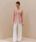 Silhouette cardigan with buttons Alice powder