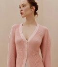 Silhouette cardigan with buttons Alice powder