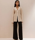 Silhouette cardigan with buttons Alice cream