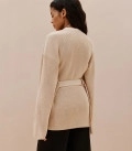 Silhouette cardigan with buttons Alice cream