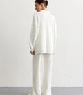 Pants straight from thick jersey milk