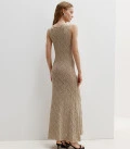 Openwork maxi dress Raphaella beige