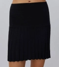 Kamilla pleated mini skirt black