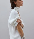 Lorin button-up cardigan milk