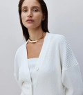 Lorin button-up cardigan milk