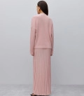 Lorin button-up cardigan powder