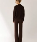 Lorin button-up cardigan chocolate