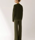 Lorin button-up cardigan khaki