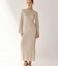 Secret Dress with slits on the sleeves ivory