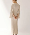 Secret Dress with slits on the sleeves ivory