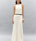 Maxi dress made of fluffy yarn Touch milk