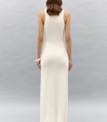 Maxi dress made of fluffy yarn Touch milk