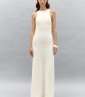 Maxi dress made of fluffy yarn Touch milk