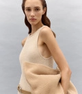 Сумка клатч из пушистой пряжи Soft Clutch карамель
