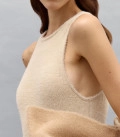 Сумка клатч из пушистой пряжи Soft Clutch карамель