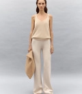 Сумка клатч из пушистой пряжи Soft Clutch карамель