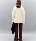 Сумка клатч из пушистой пряжи Soft Clutch черная