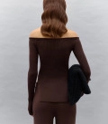 Сумка клатч из пушистой пряжи Soft Clutch черная