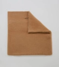 Сумка клатч из пушистой пряжи Soft Clutch карамель