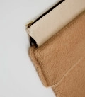 Сумка клатч из пушистой пряжи Soft Clutch карамель
