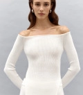 Nude-Longi: suit with trousers and top milk