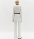 Endless: sweater and straight-leg pants set milk