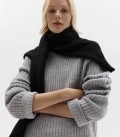 Endless: sweater and straight-leg pants set gray